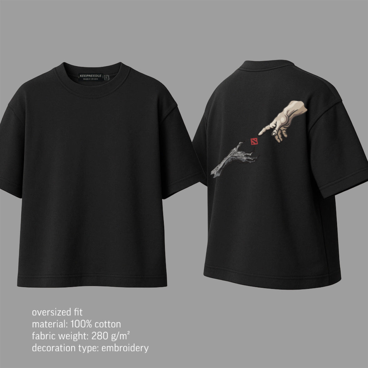 GOD & HAND DOTA T-SHIRT