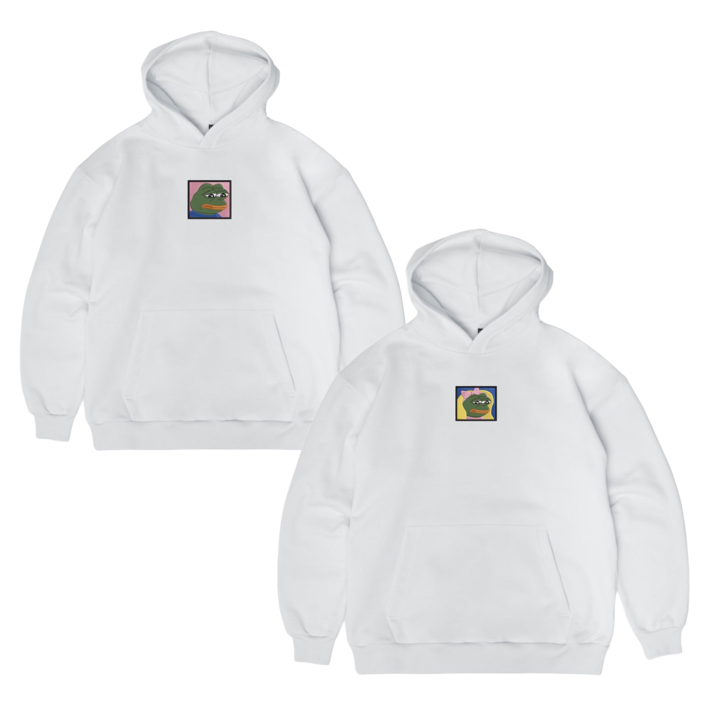 Sad frog meme hoodie