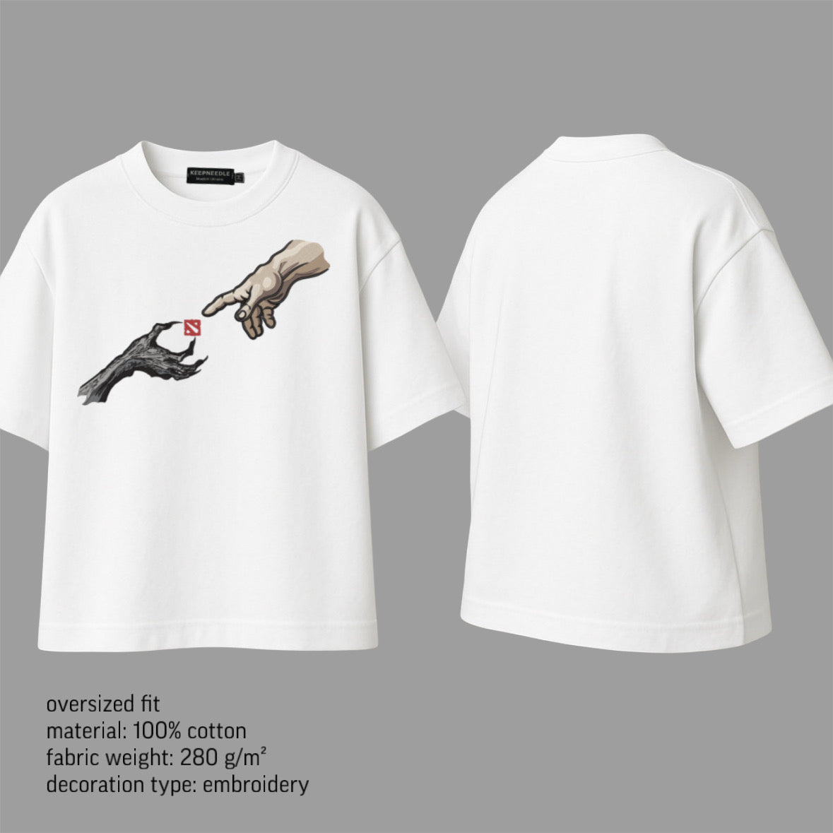 GOD & HAND DOTA T-SHIRT