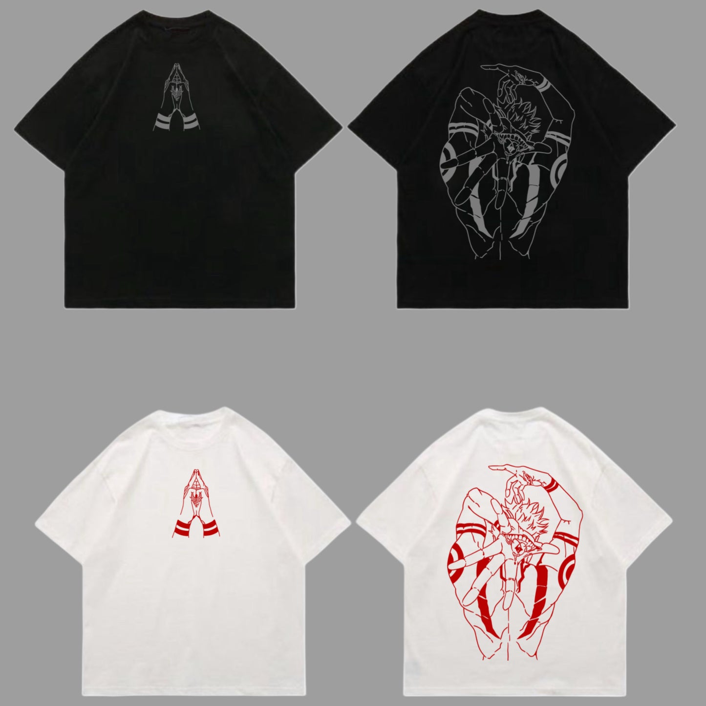 SUKUNA DTF PRINT T-shirt