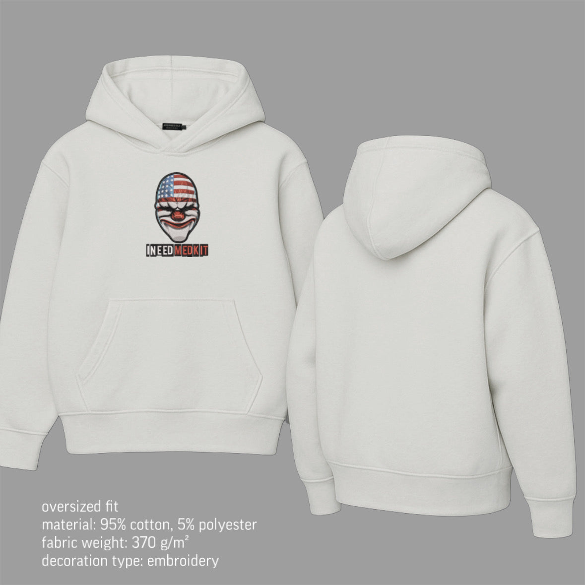 Dallas mask | Payday 2 hoodie