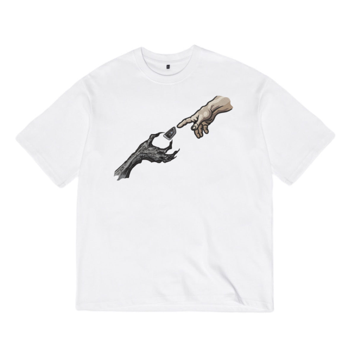Hands & BMW key t-shirt