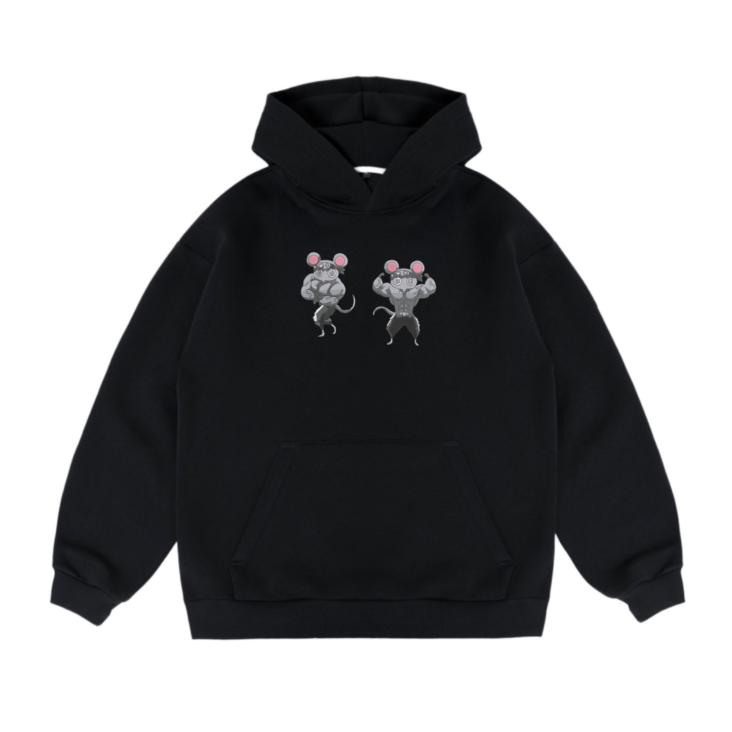 mice-muscles hoodie