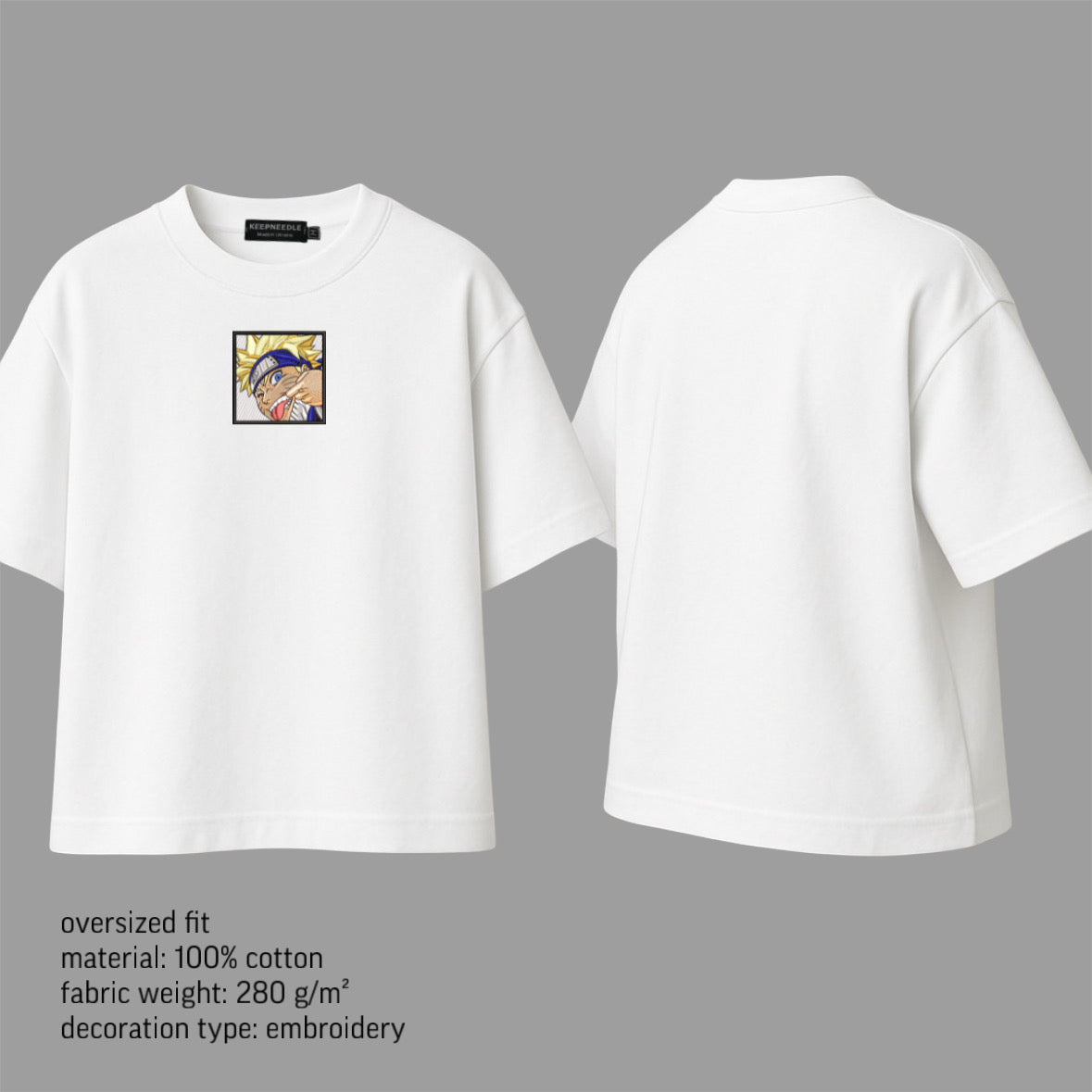 Naruto 8cm tee