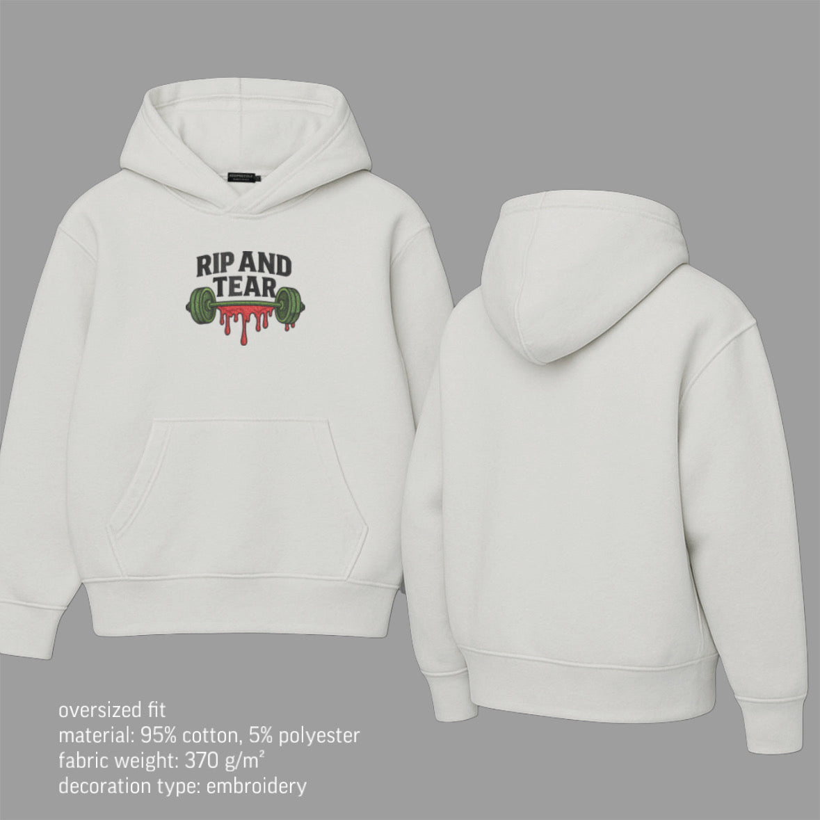 ROP AND TEAR HOODIE