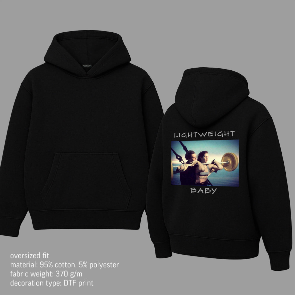 Lightweight baby hoodie