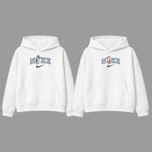 Cat Couple Hoodies