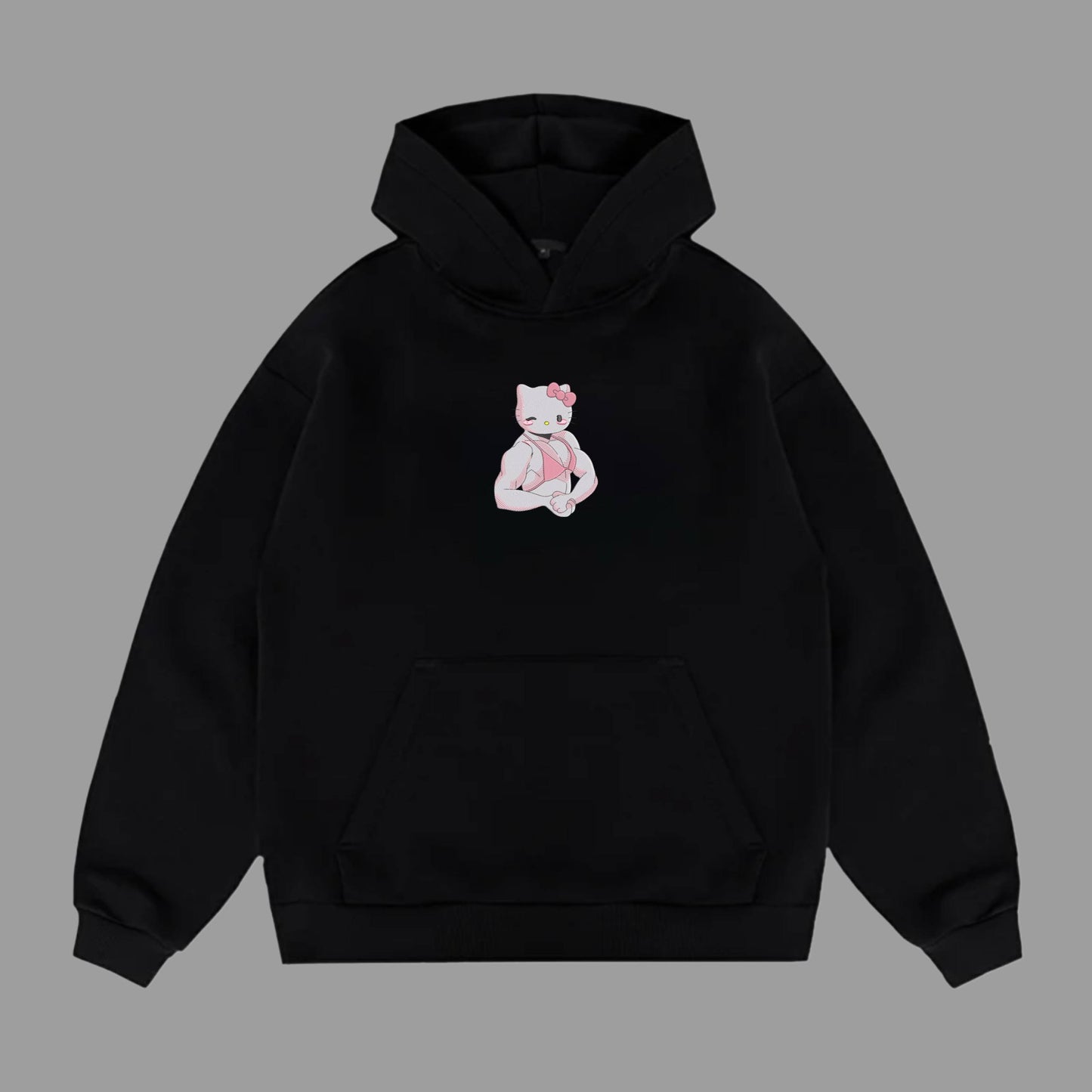 Gym kitty hoodie M
