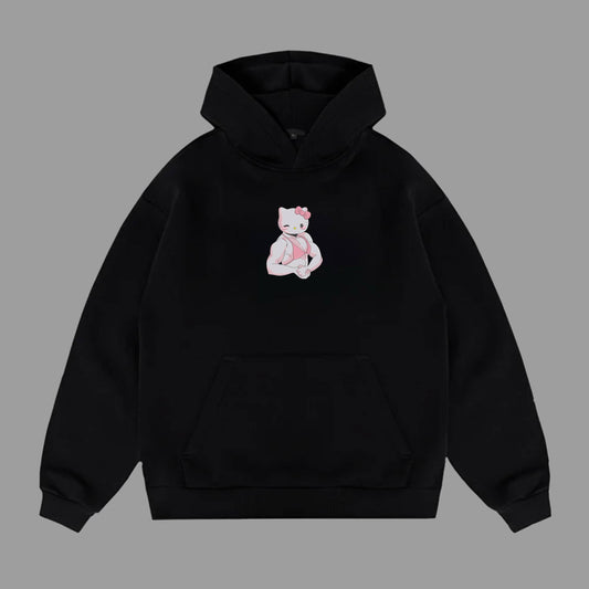 Gym kitty hoodie M
