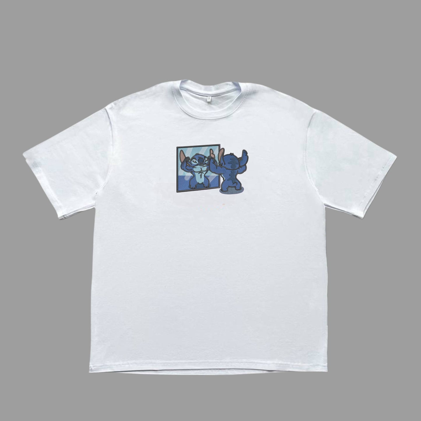 Stitch white tees