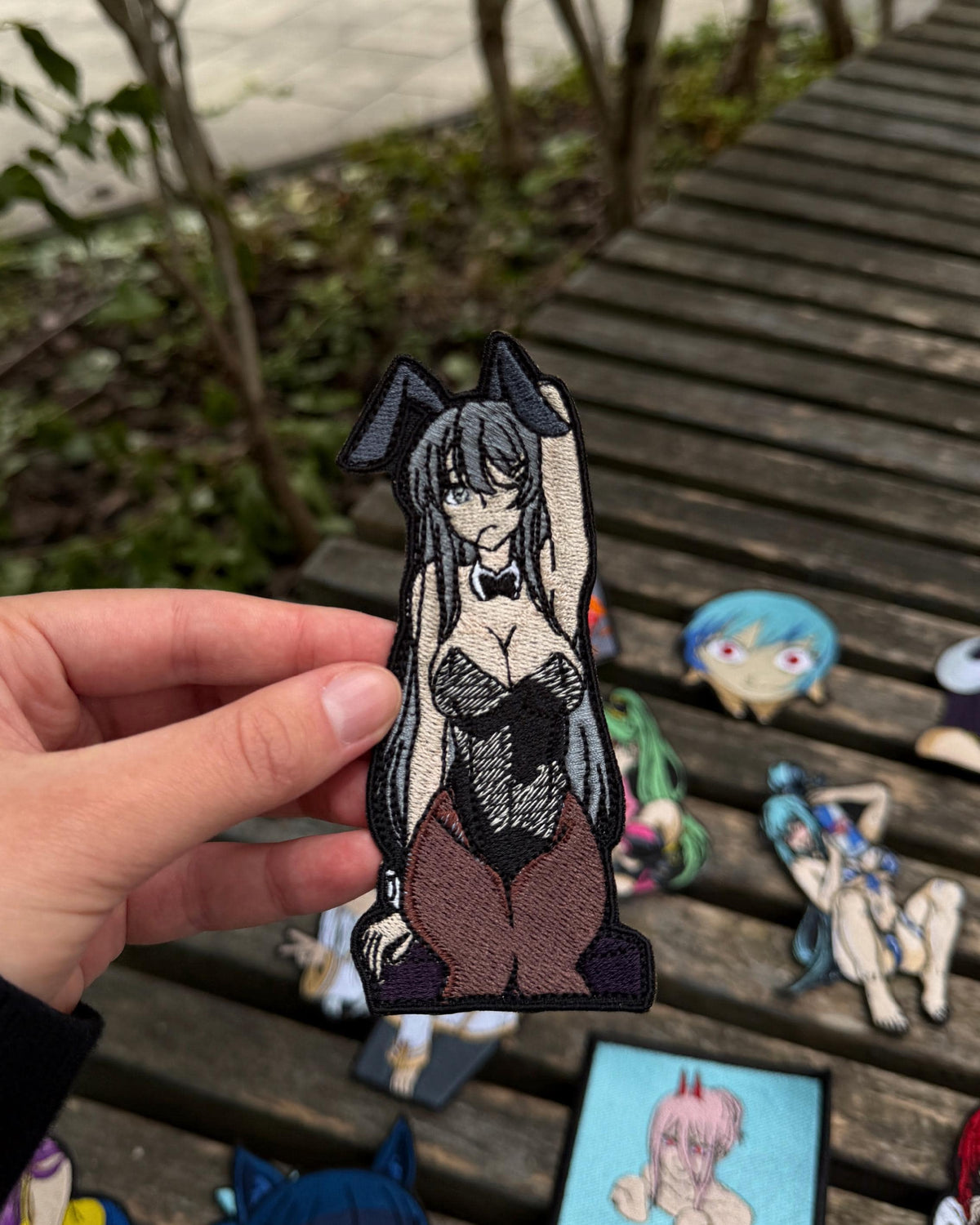 Bunny Girl Anime Embroidered Patch