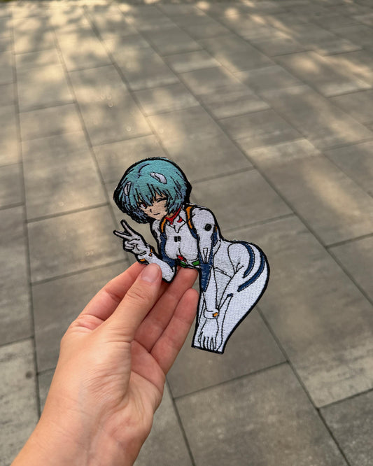 NGE Anime Girl Embroidered Patch