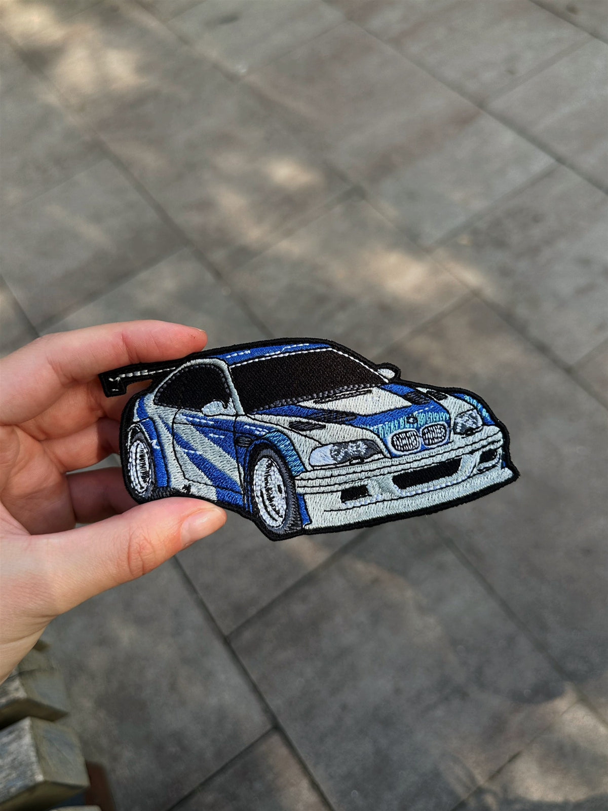 BMW M3 GTR Embroidered Patch – Need for Speed Most Wanted