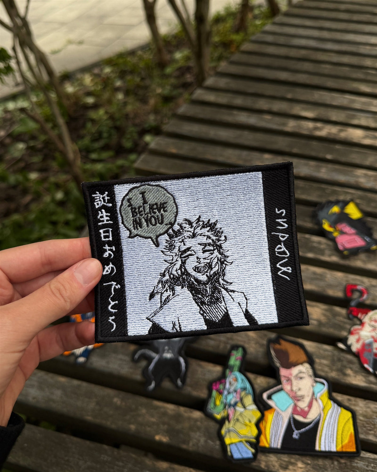 Manga Speech Bubble Panel Embroidered Patch