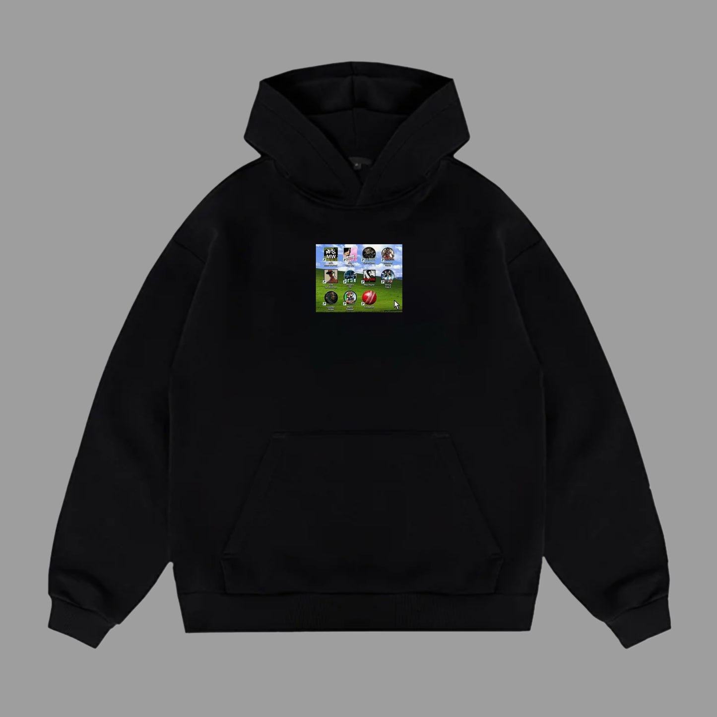 DTF Nostalgic Gamer’s Desktop hoodie