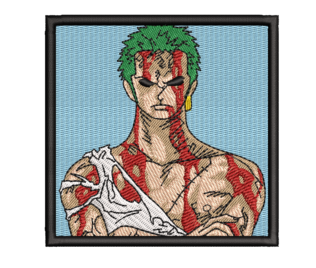 Roronoa Zoro Patch – 10×10 cm