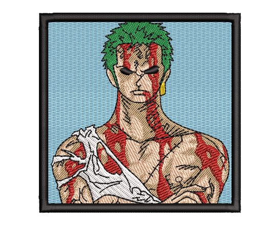 Roronoa Zoro Patch – 10×10 cm