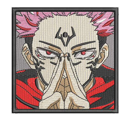 Sukuna Patch 10x10 cm