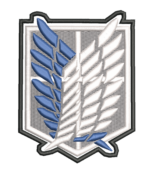 Scout Regiment Emblem Patch 10x8 cm