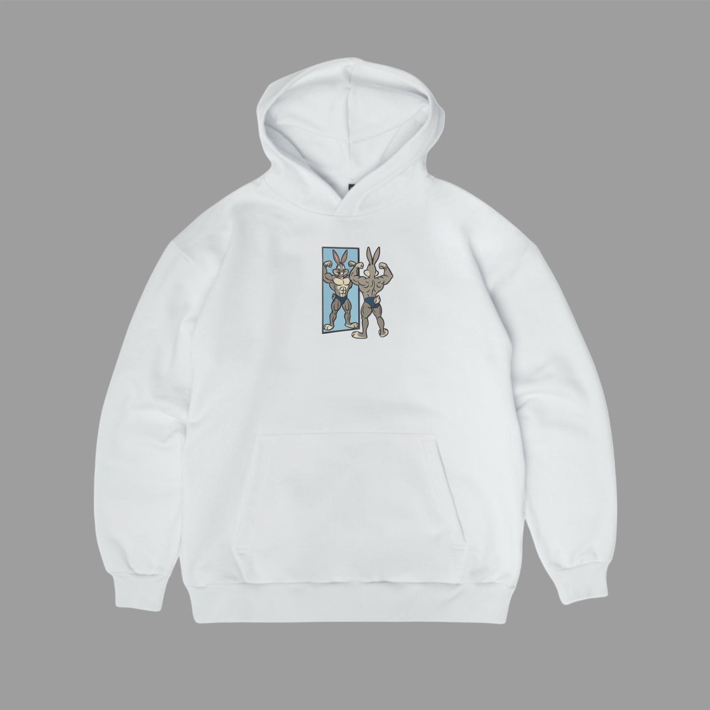 MUSCLE BUNNY HOODIE