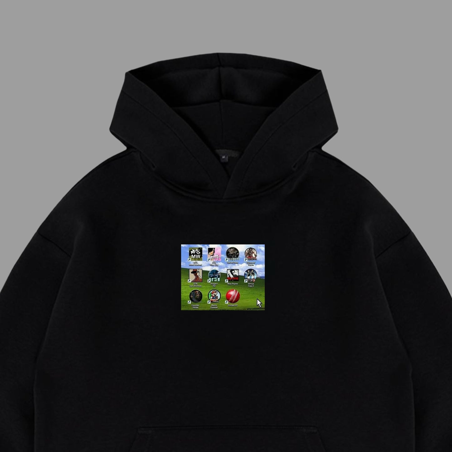 DTF Nostalgic Gamer’s Desktop hoodie