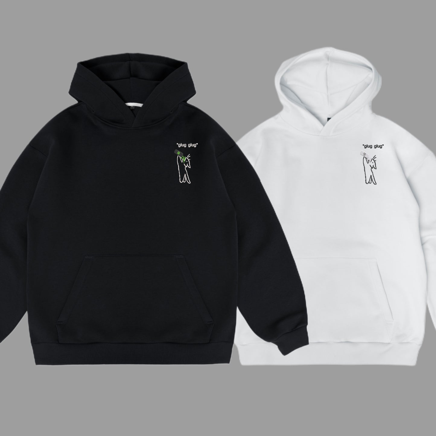 *glug glug* hoodie