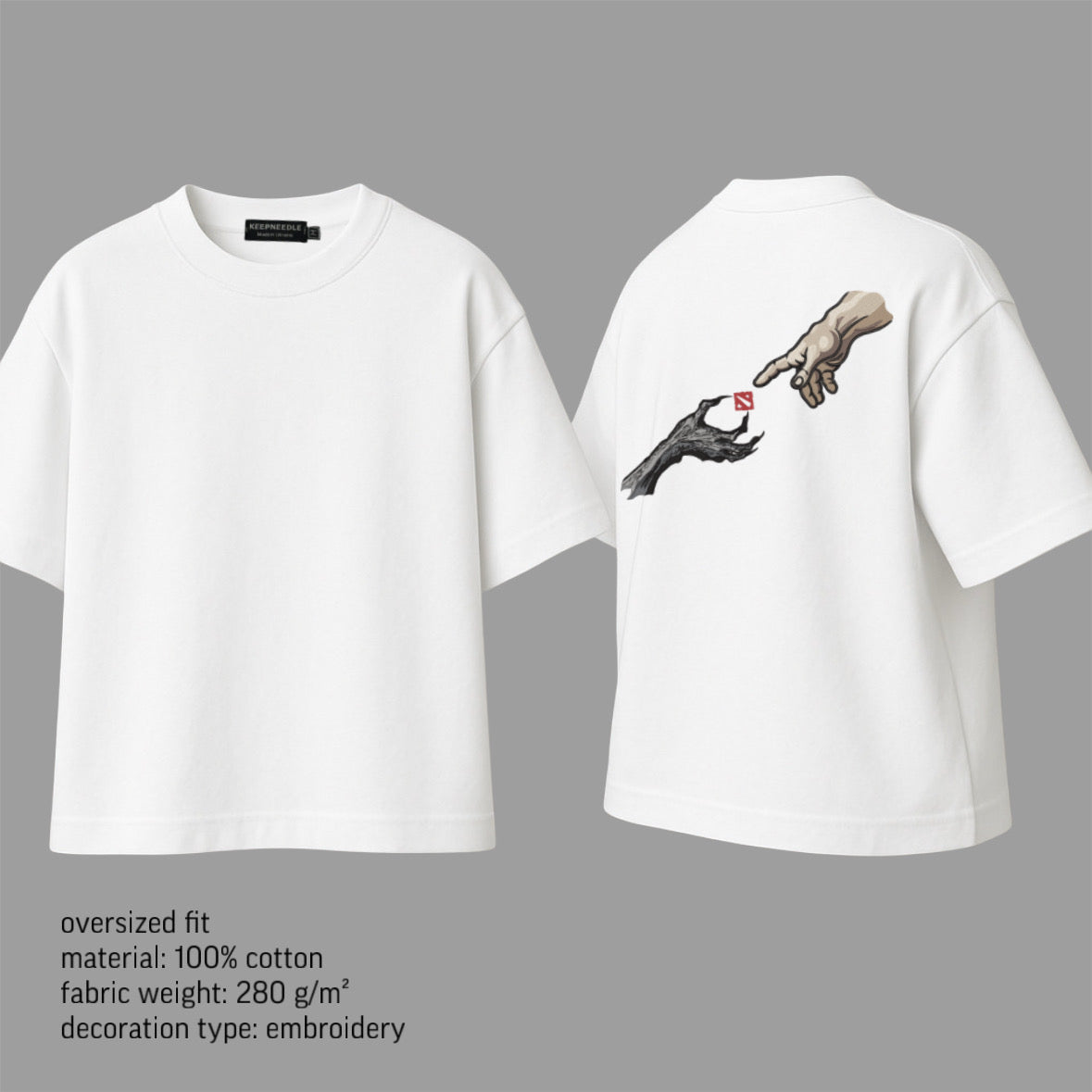 GOD & HAND DOTA T-SHIRT