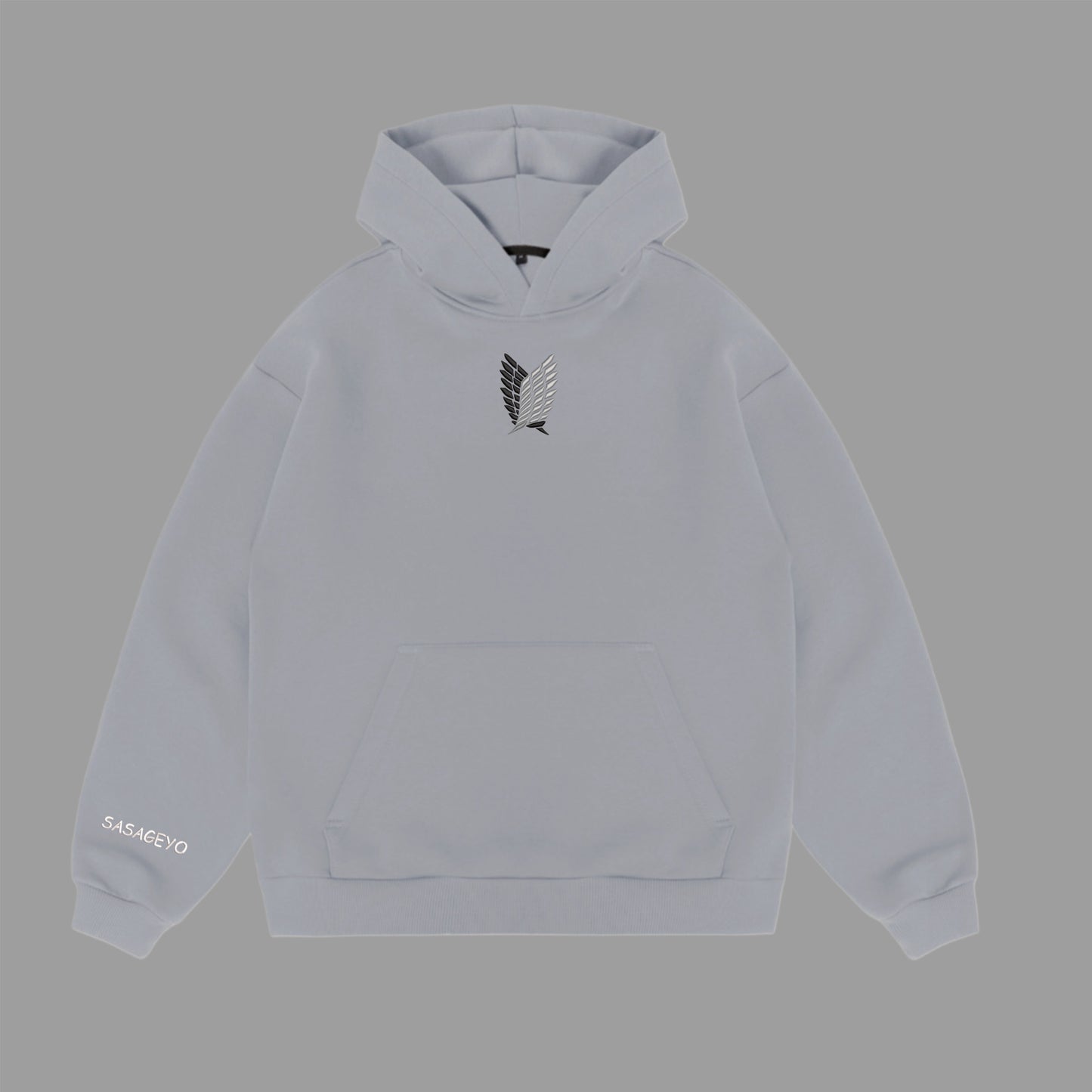 AoT silver hoodie S; M; XL