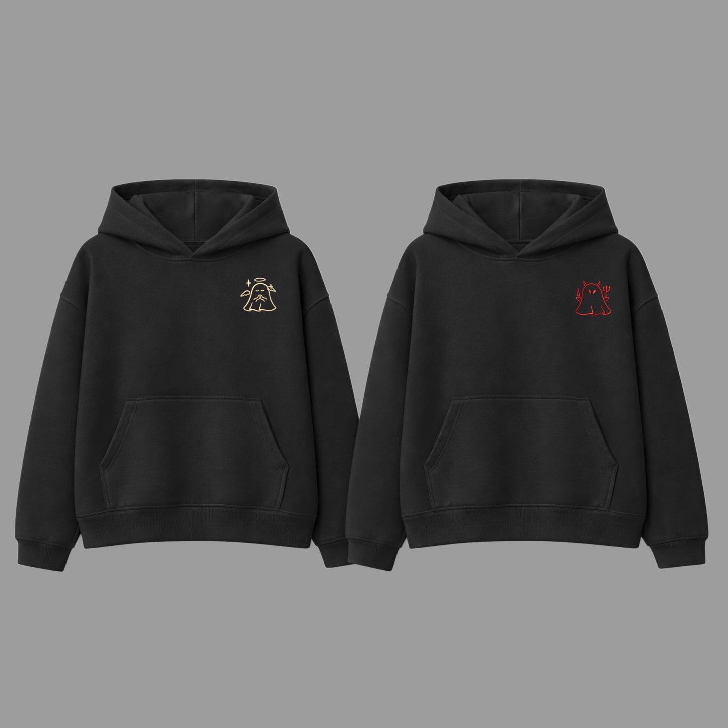 Angel & Devil  Hoodies