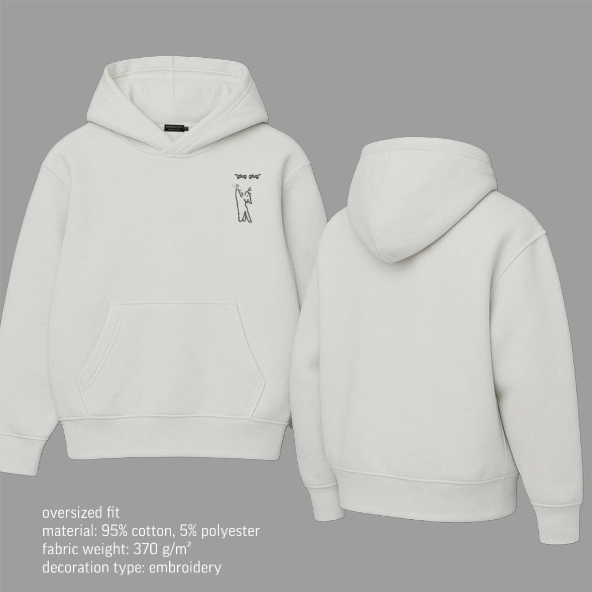 *glug glug* hoodie