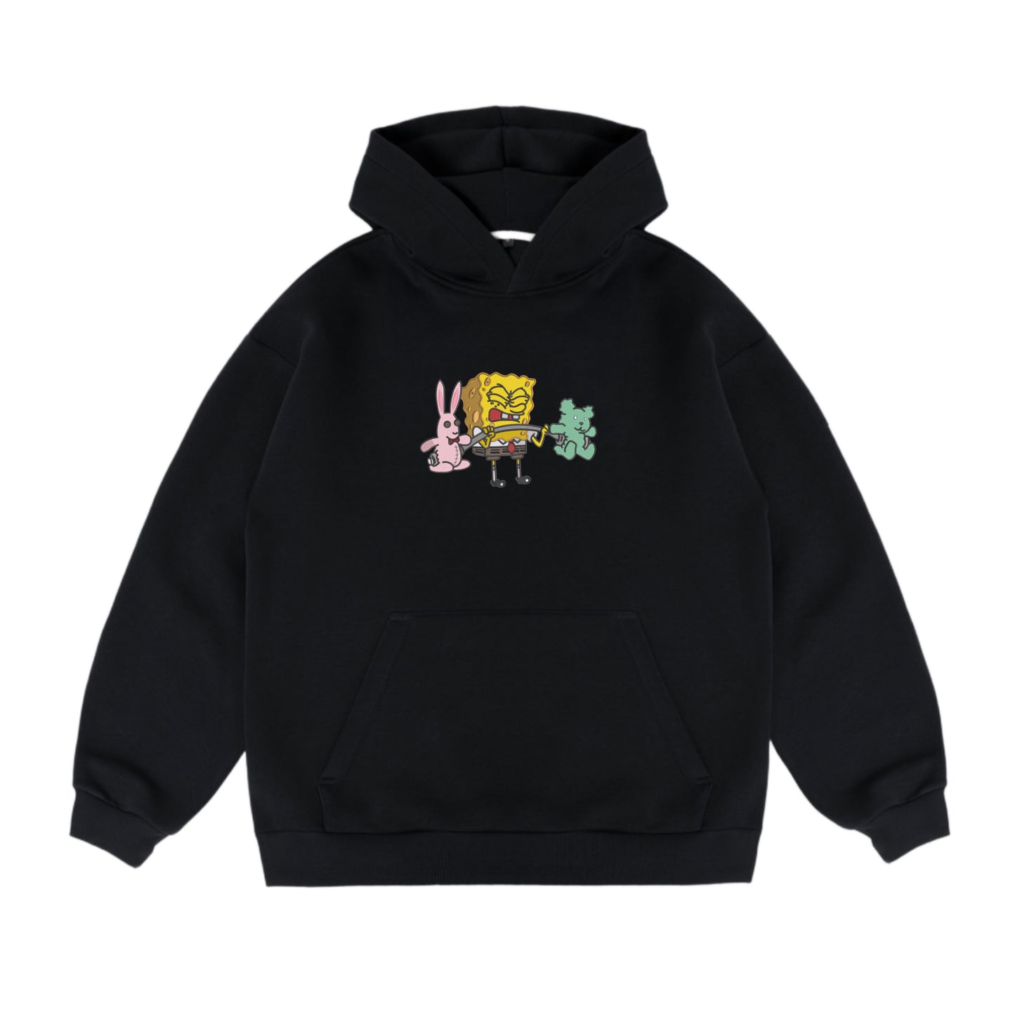 SpongeBob lifting weights hoodie