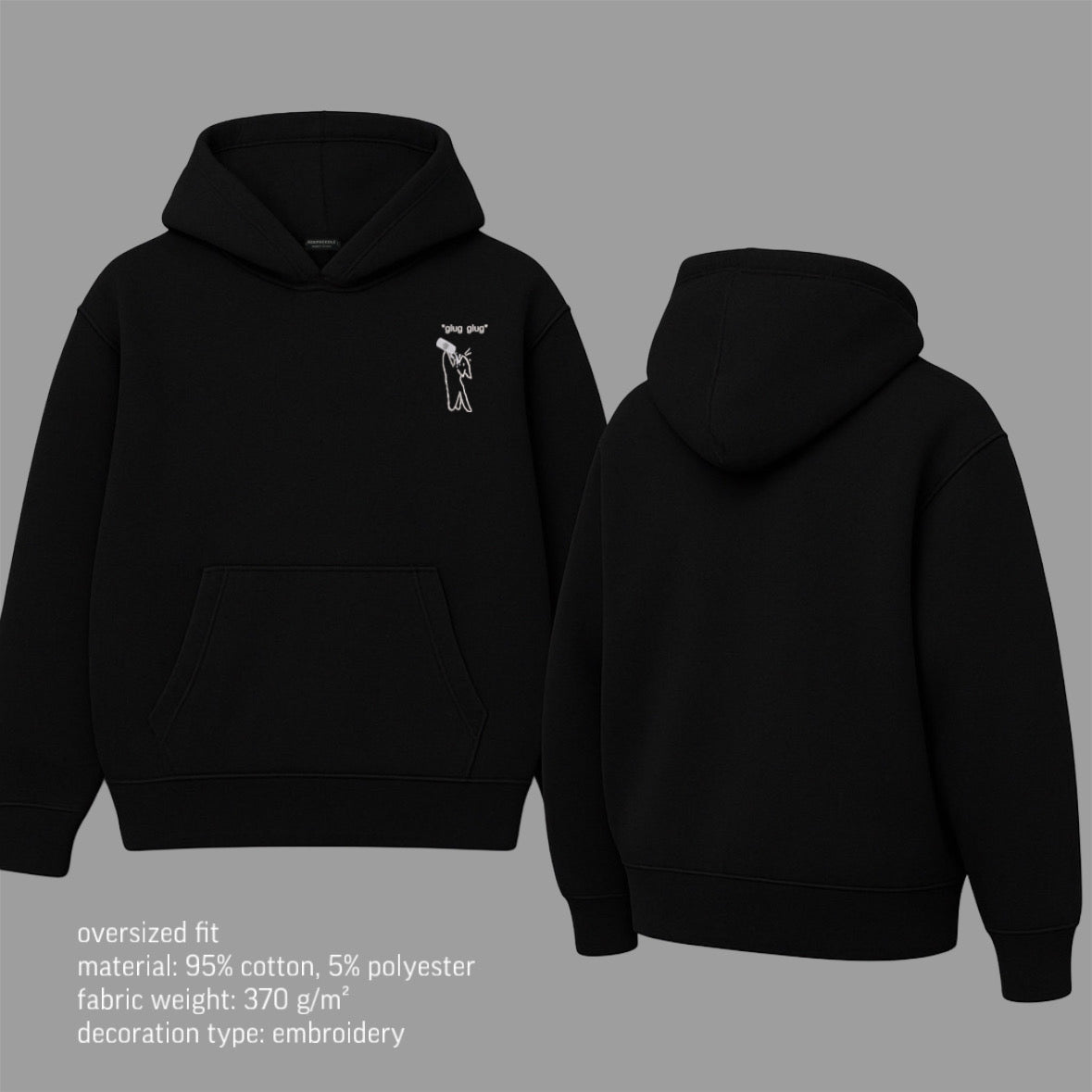 *glug glug* hoodie