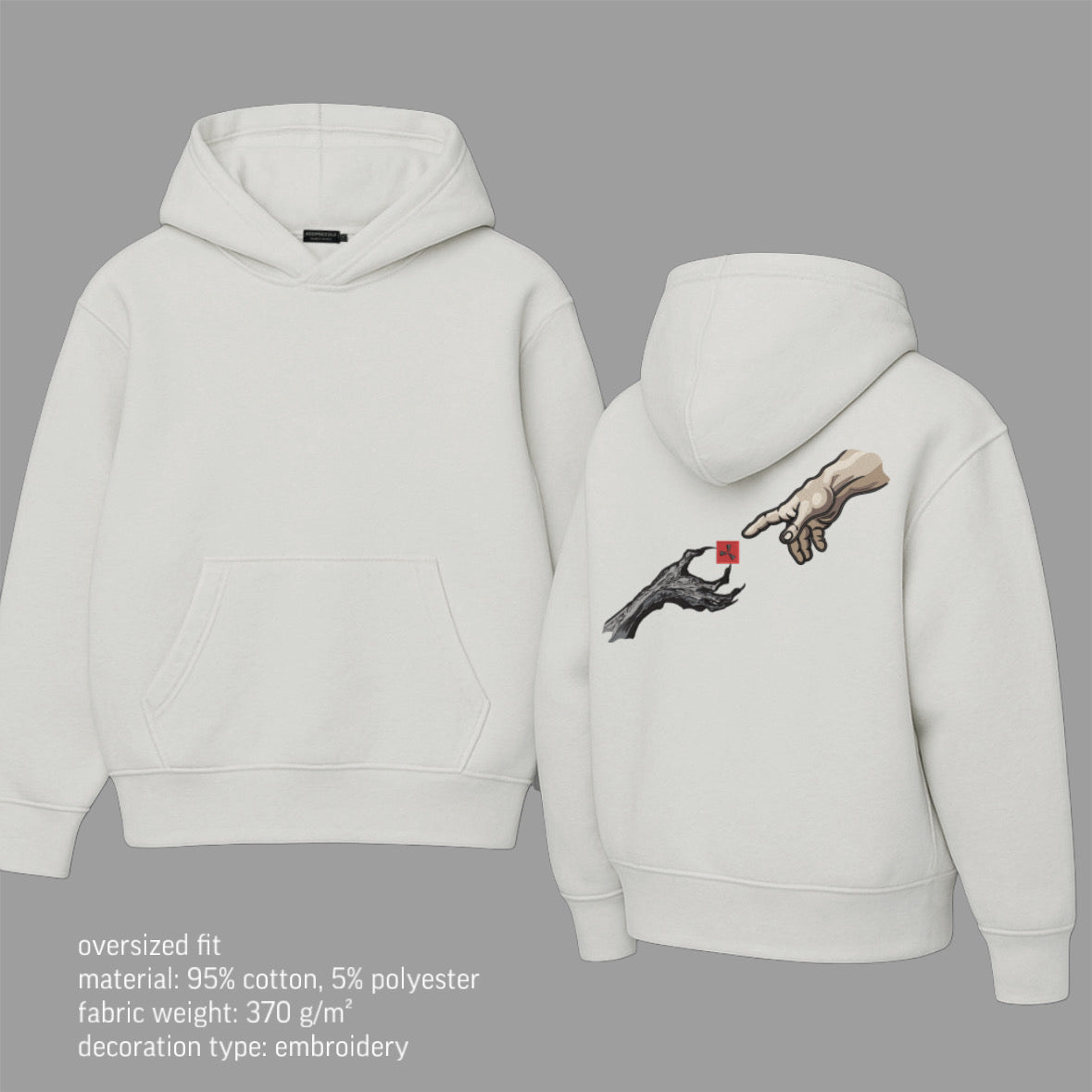 God&Hand Rust  HOODIE