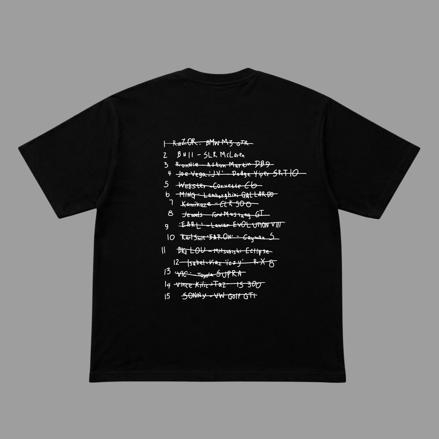 blacklist T-SHIRT DTF Only