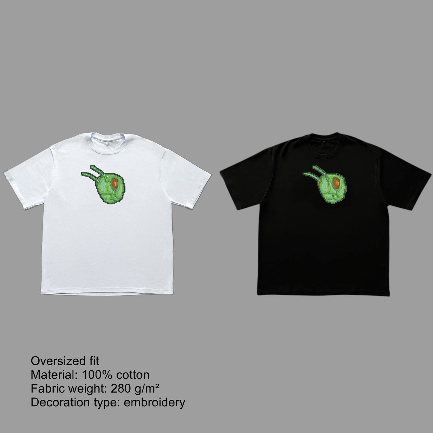 Carl white tee [XL]