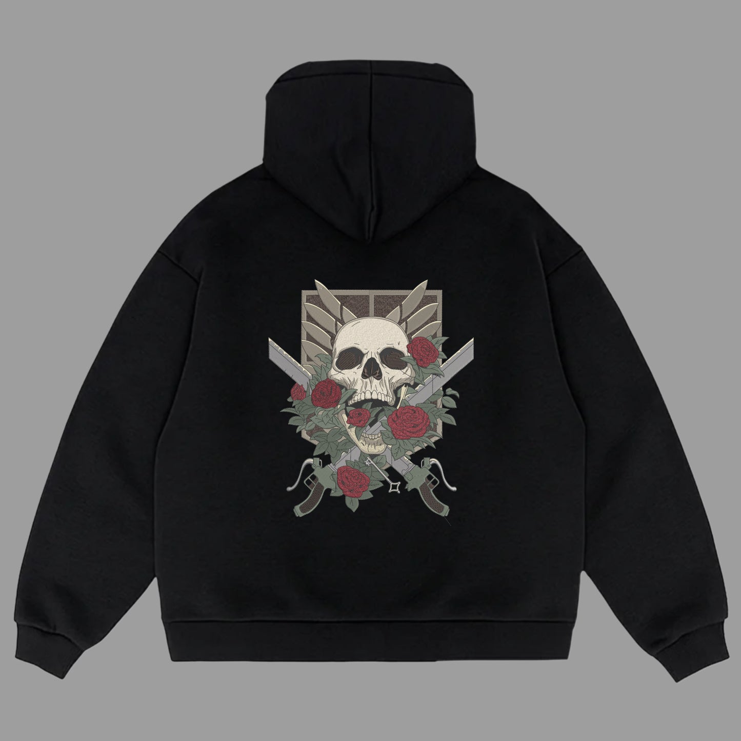 SKULL ZIP-HOODIE