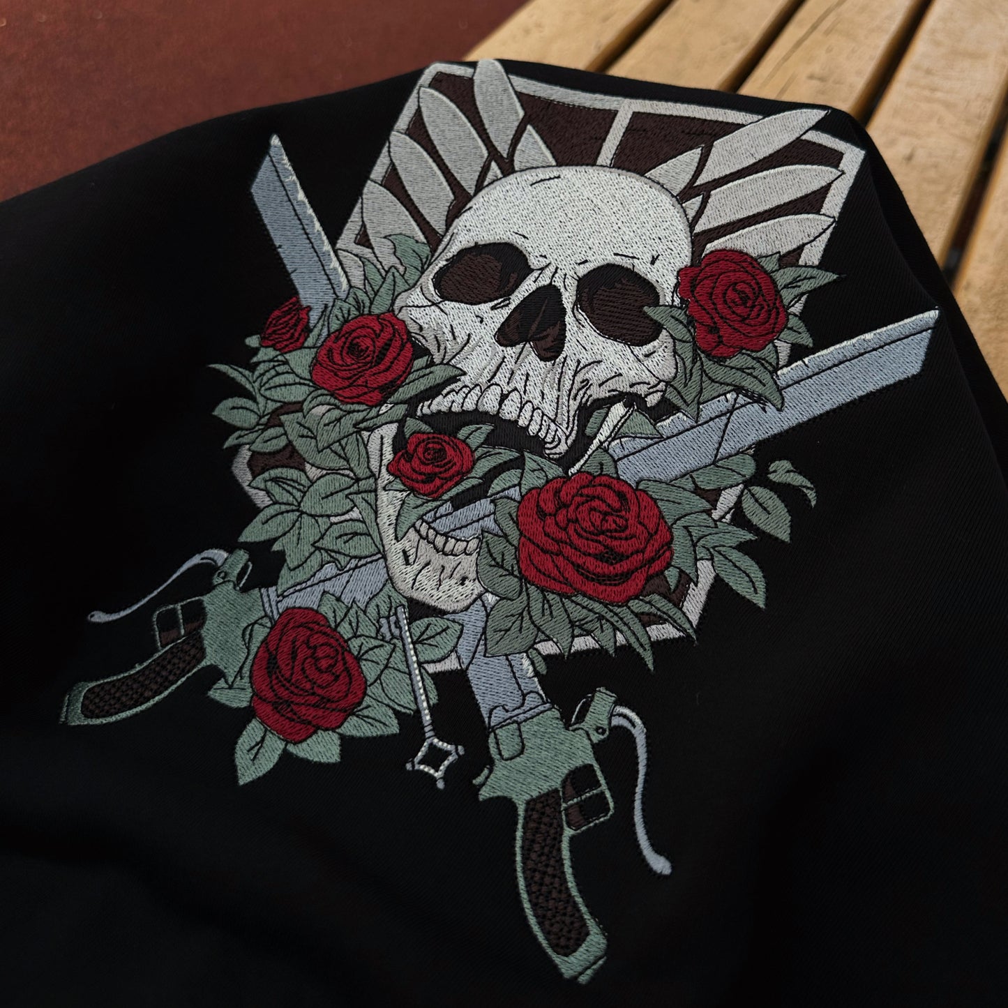 SKULL ZIP-HOODIE