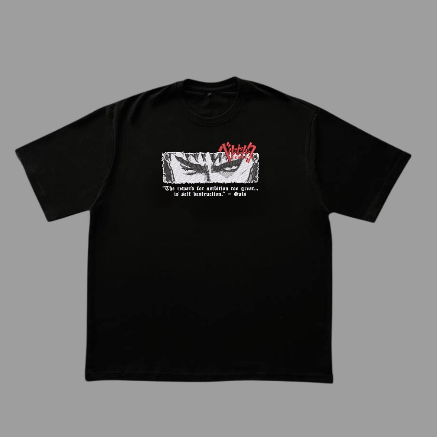 Black Swordsman Panel Tee XL