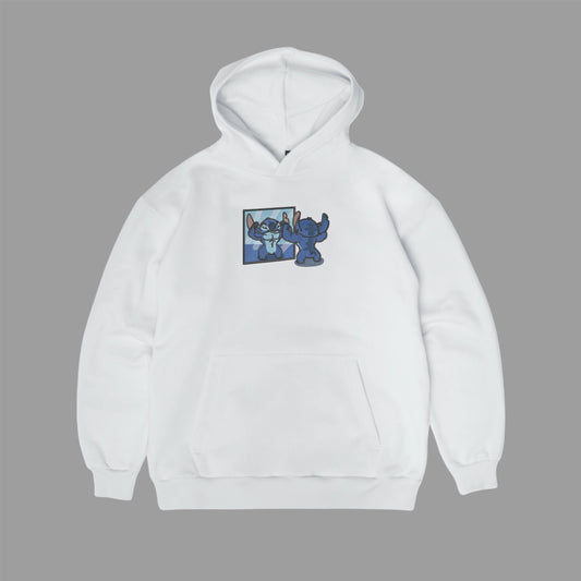 Blue Alien  hoodie L; XXL