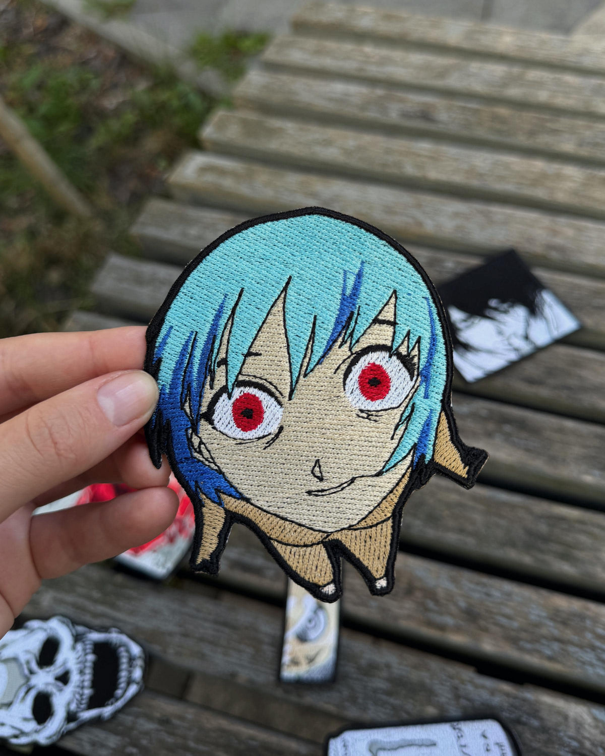 Embroidered Anime Face Patch