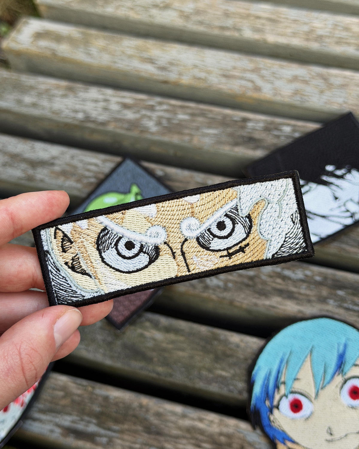 Embroidered Anime Eyes Patch