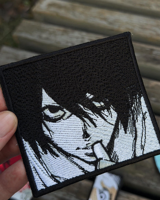 Embroidered Manga Face Patch