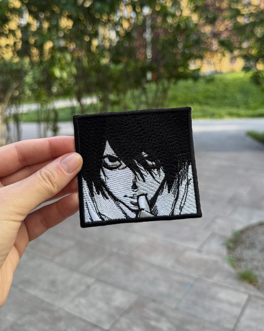 Embroidered Manga Face Patch