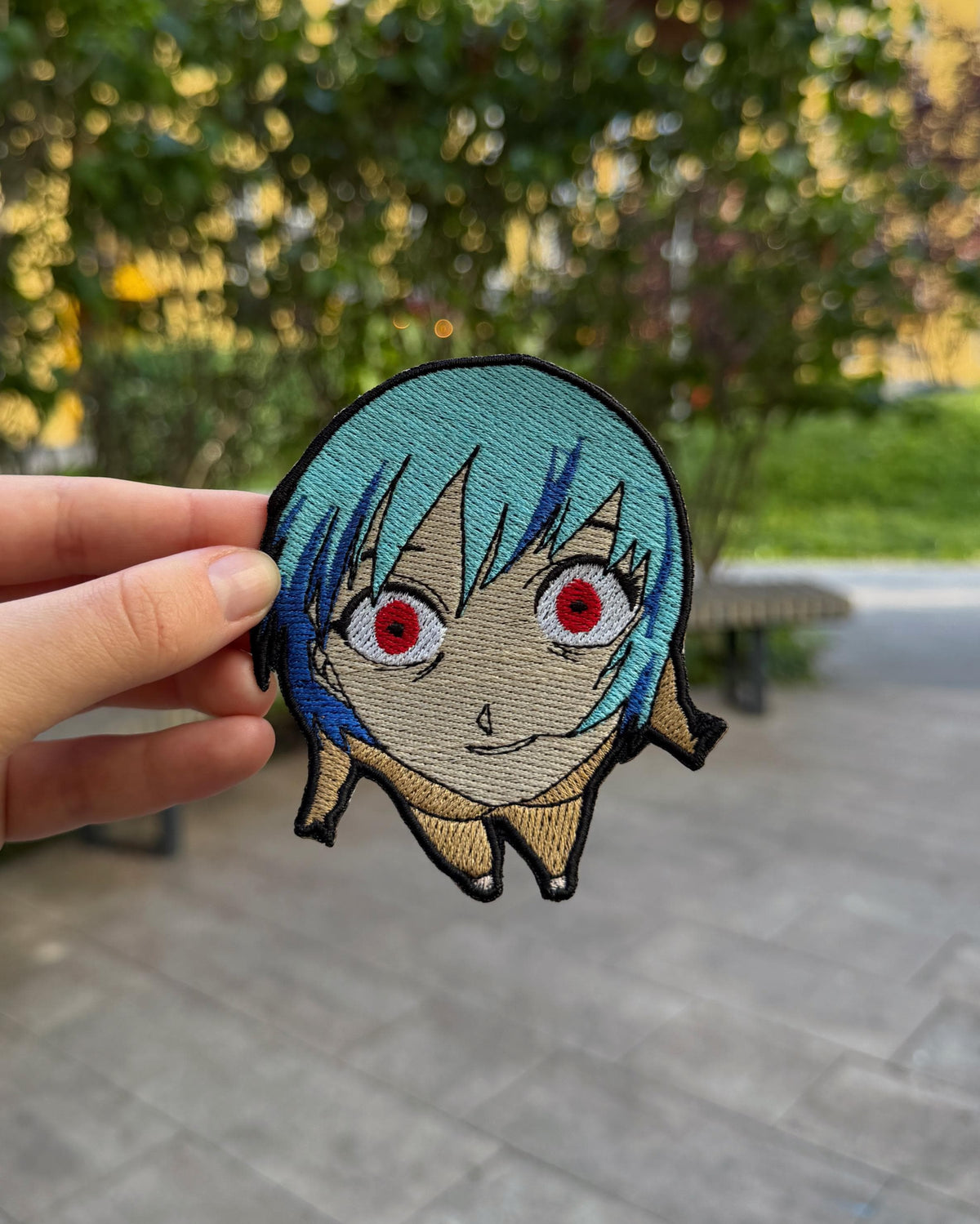 Embroidered Anime Face Patch