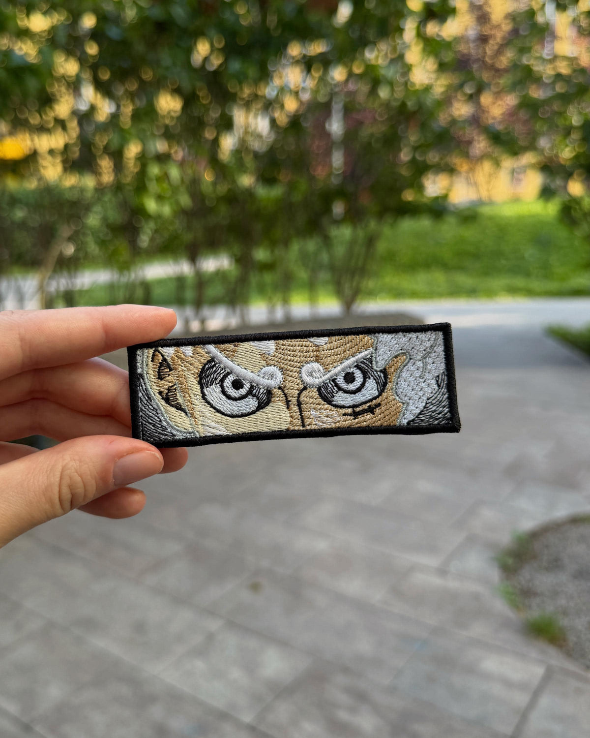 Embroidered Anime Eyes Patch