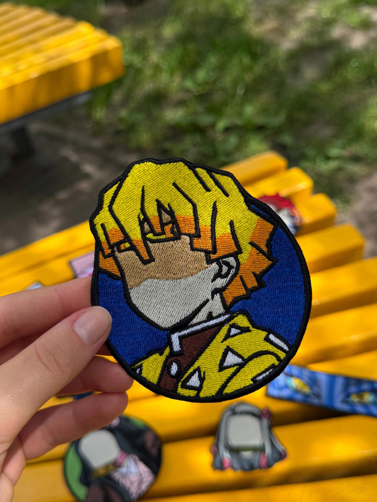KNY Zenitsu Embroidered Patch