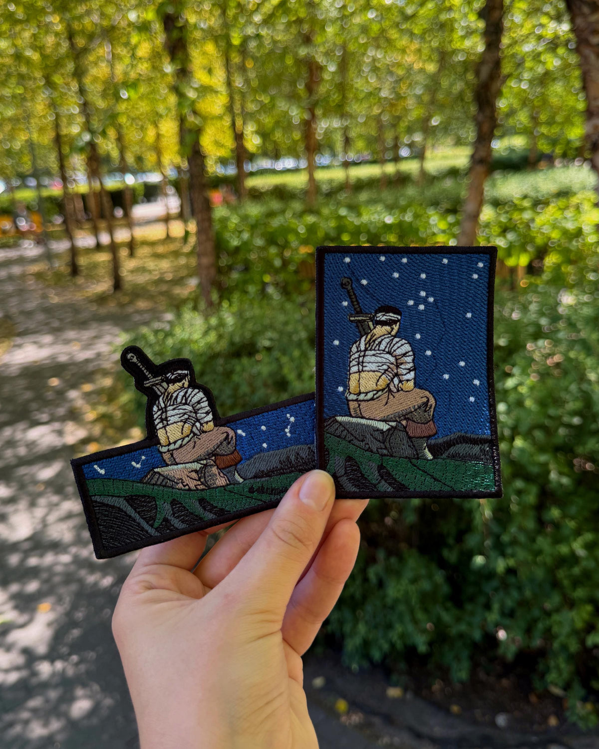 Berserk Bandaged Swordsman Embroidered Patch