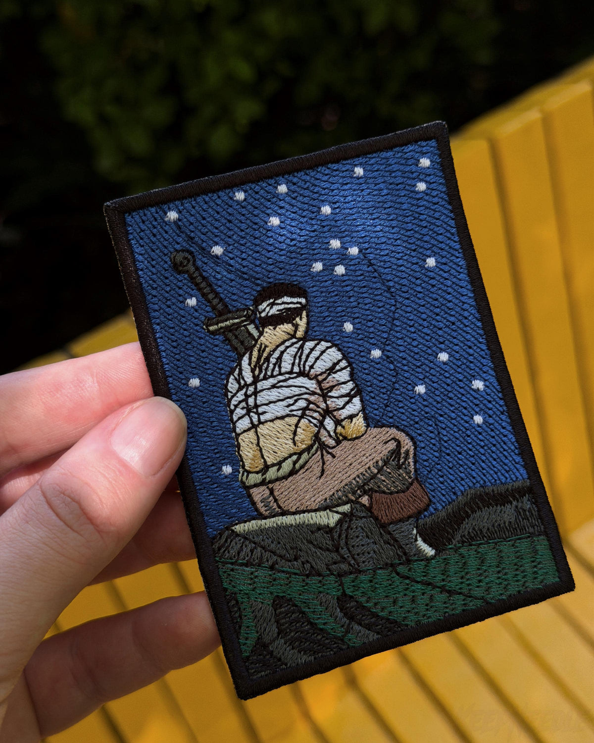 Berserk Bandaged Swordsman Embroidered Patch