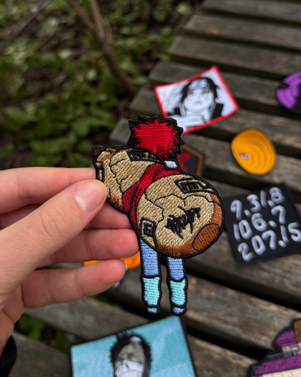 Sand Gourd Back View Embroidered Patch
