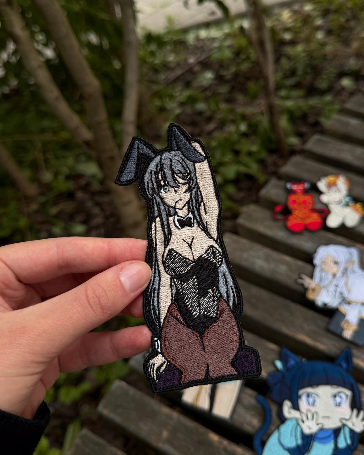 Bunny Girl Anime Embroidered Patch